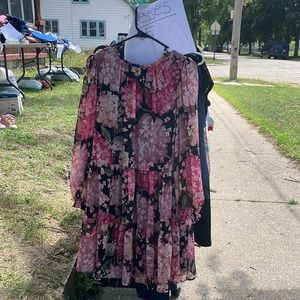 H and M Pink Floral Dress